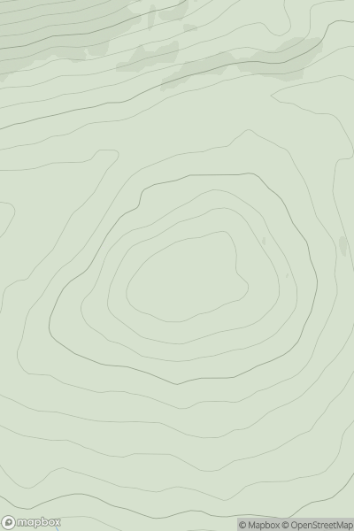 Thumbnail image for Am Maol [Glen Albyn and the Monadh Liath] showing contour plot for surrounding peak